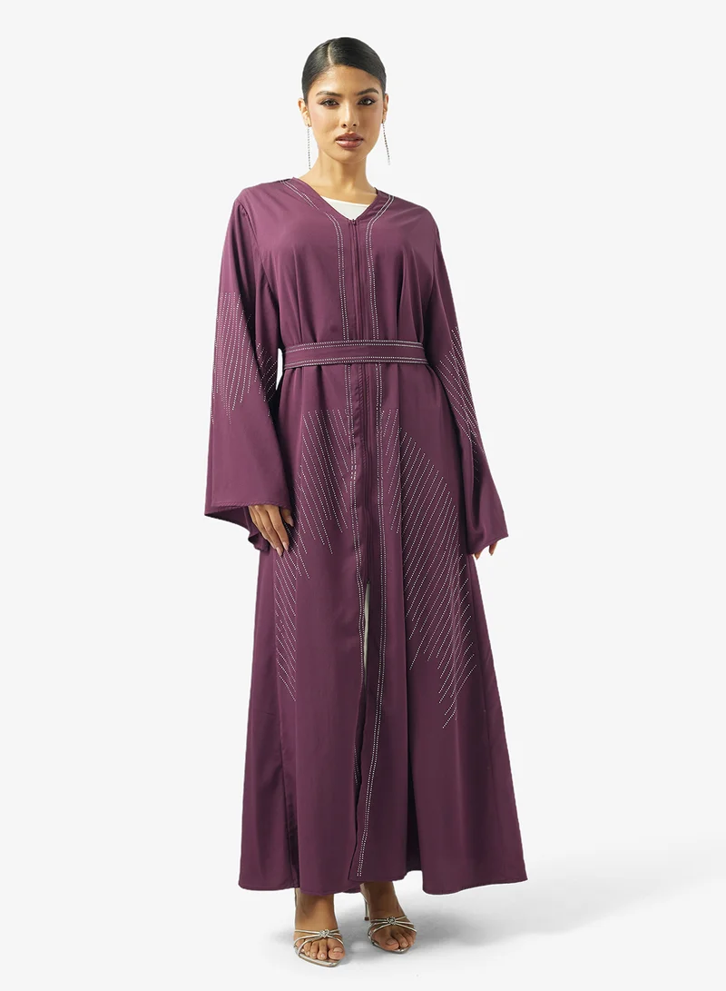 Khizana  Embellished Abaya With Sheila for Women | Best Price UAE